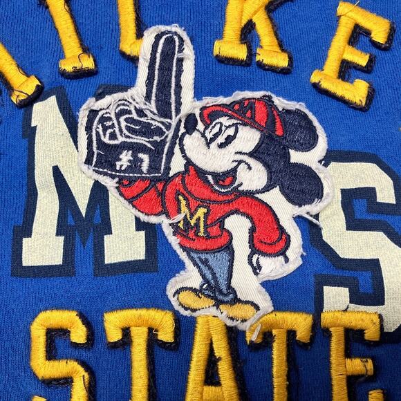 Disneyworld Embroidered Full Zip Mickey State Hooded Sweatshirt Jacket Youth M - Picture 8 of 14